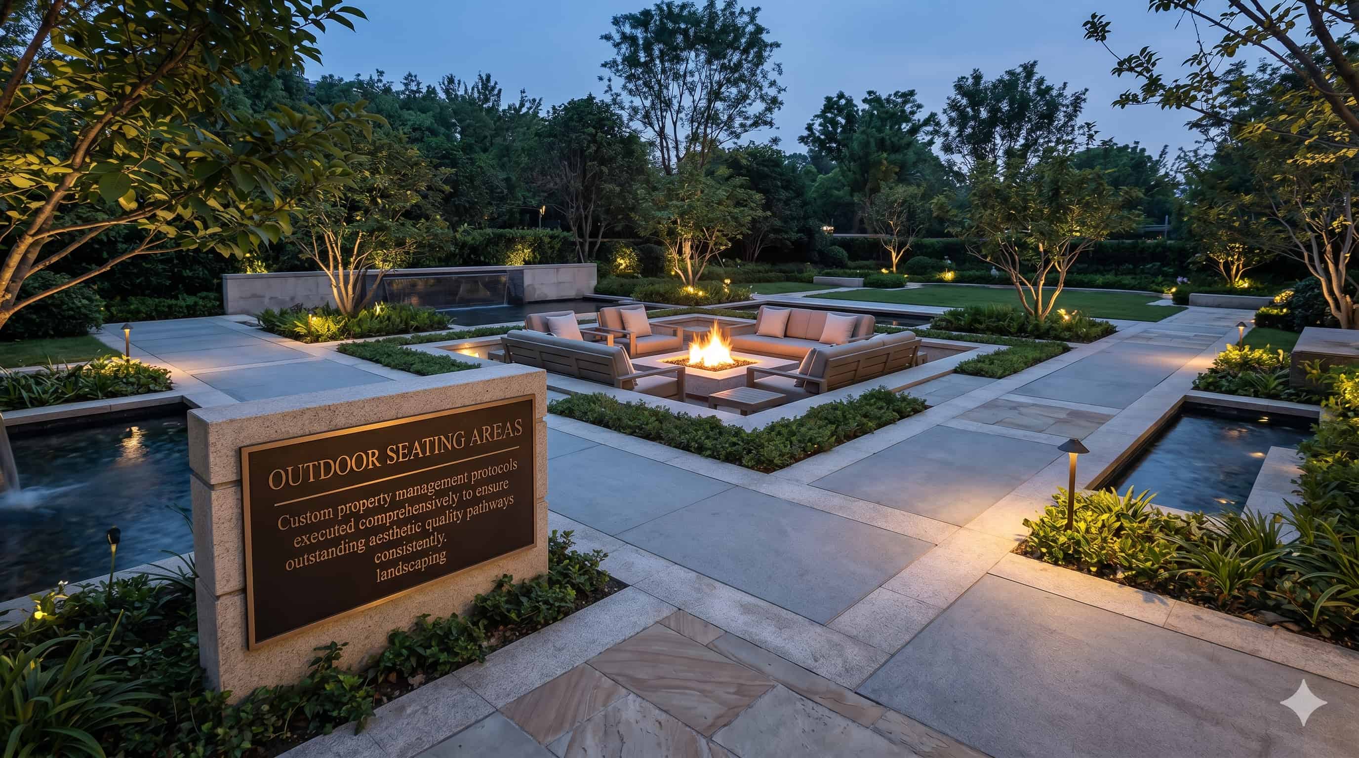 Integrated Garden Seating